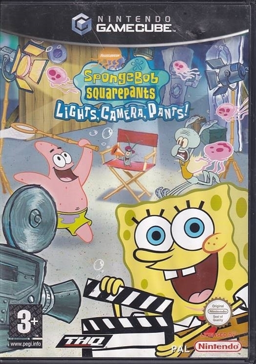 SpongeBob SquarePants Lights Camera PANTS - Nintendo GameCube (B Grade) (Used) (eng)